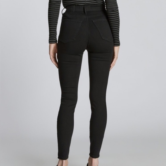 Everlane black denim the high rise skinny ankle jean 💋 - Picture 3 of 13